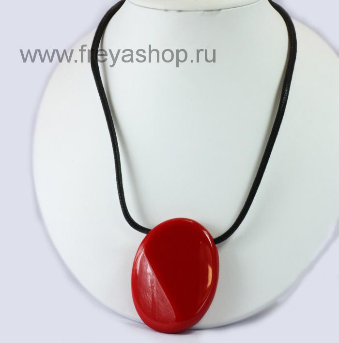Колье с красным кулоном Индия